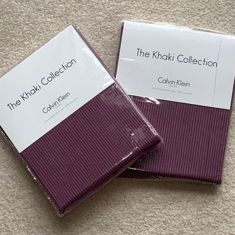 Calvin Klein “The Khaki Collection” Pillow Shams!